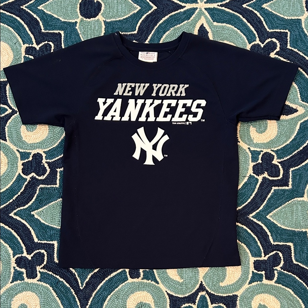 Genuine Merchandise Kids Navy Yankees Tee